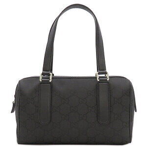 Gucci Handbag Boston Leather Black Shoulder Bag